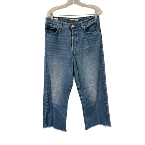 Levi's Ribcage Straight Ankle Jeans Size 31 - Picture 1 of 4